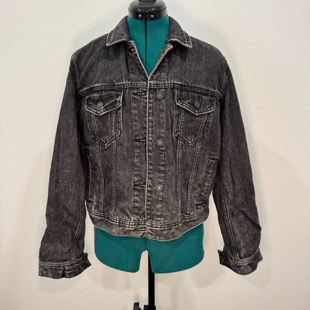 American Eagle Black Denim Jacket